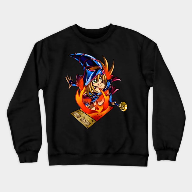 dark magician girl Crewneck Sweatshirt by primemoment